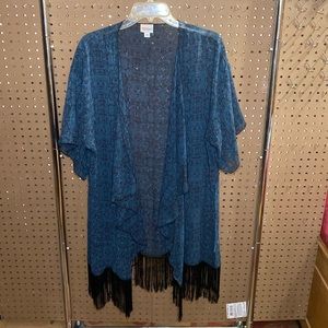 Lularoe Monroe blue and red